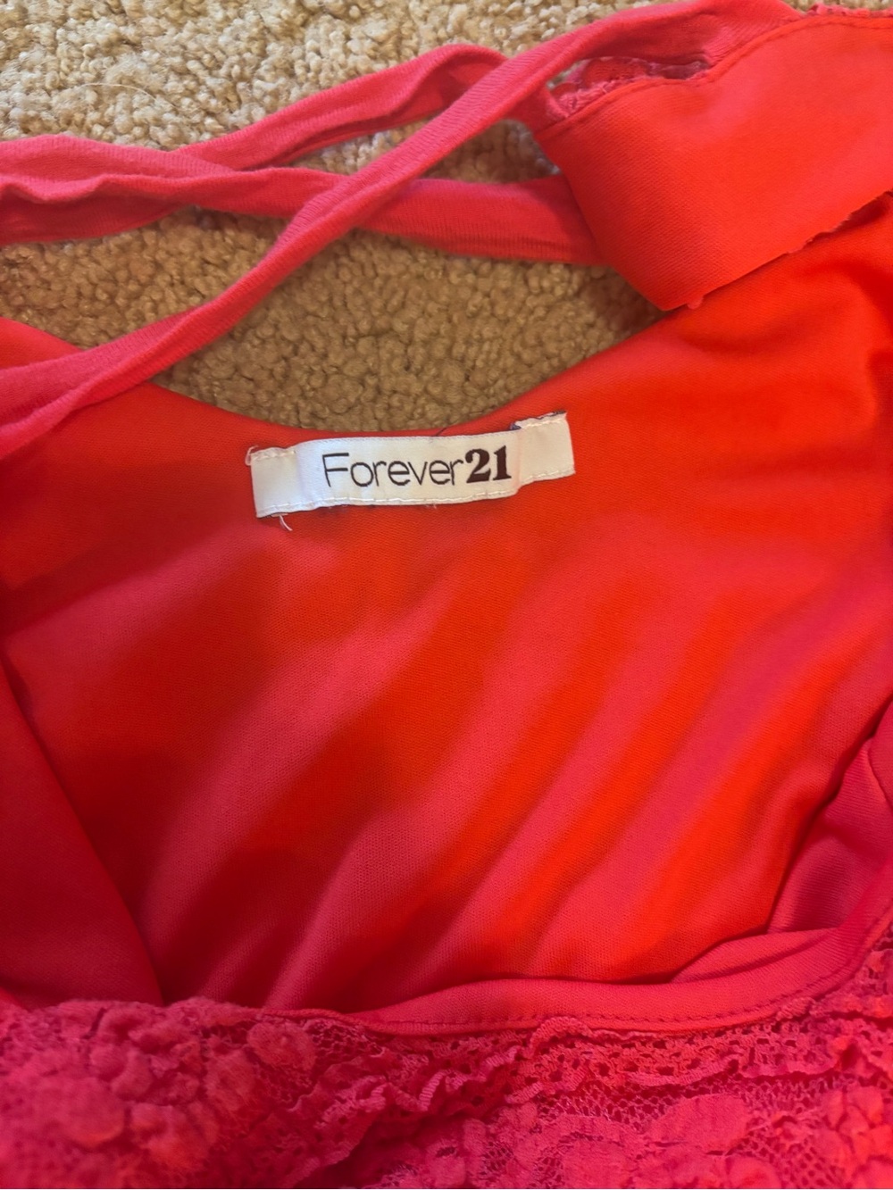 Red Forever 21 Dress